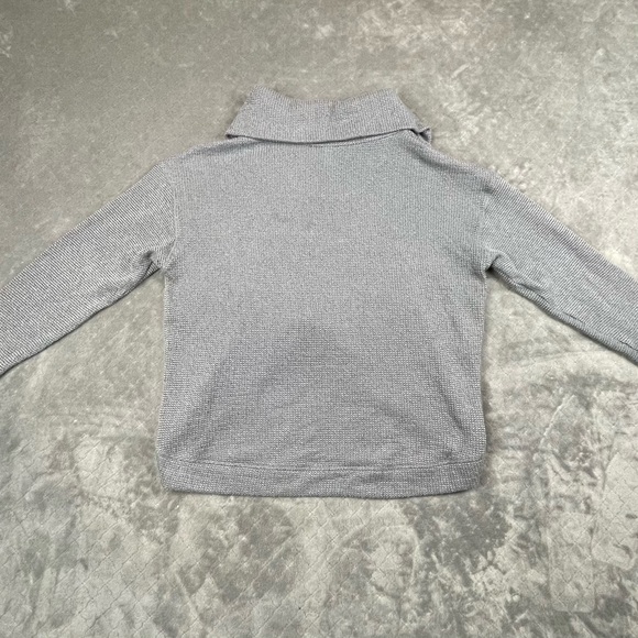 Sweaty Betty Size US 8 Gray Quarter-Zip Sweater minor flaws - Picture 3 of 12